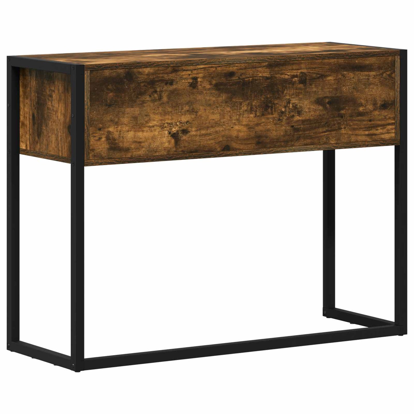 End Table Smoke Oak 100 x 36 x 75 cm Engineered Wood