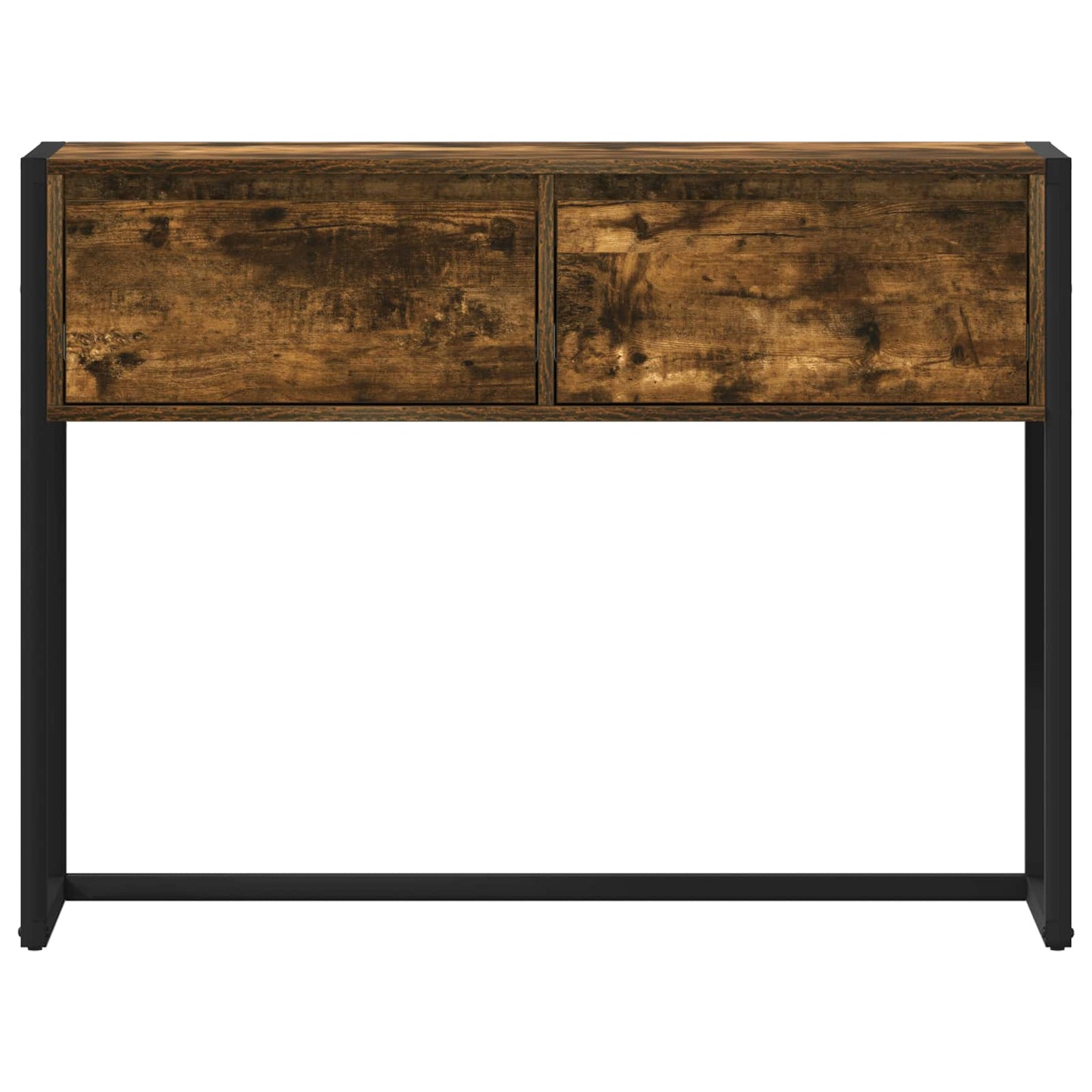 End Table Smoke Oak 100 x 36 x 75 cm Engineered Wood