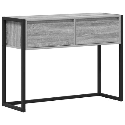 End Table Grey Sonoma 100 x 36 x 75 cm Engineered Wood