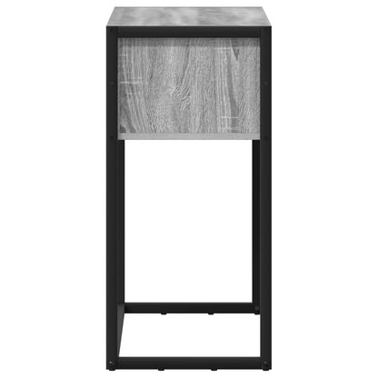 End Table Grey Sonoma 100 x 36 x 75 cm Engineered Wood