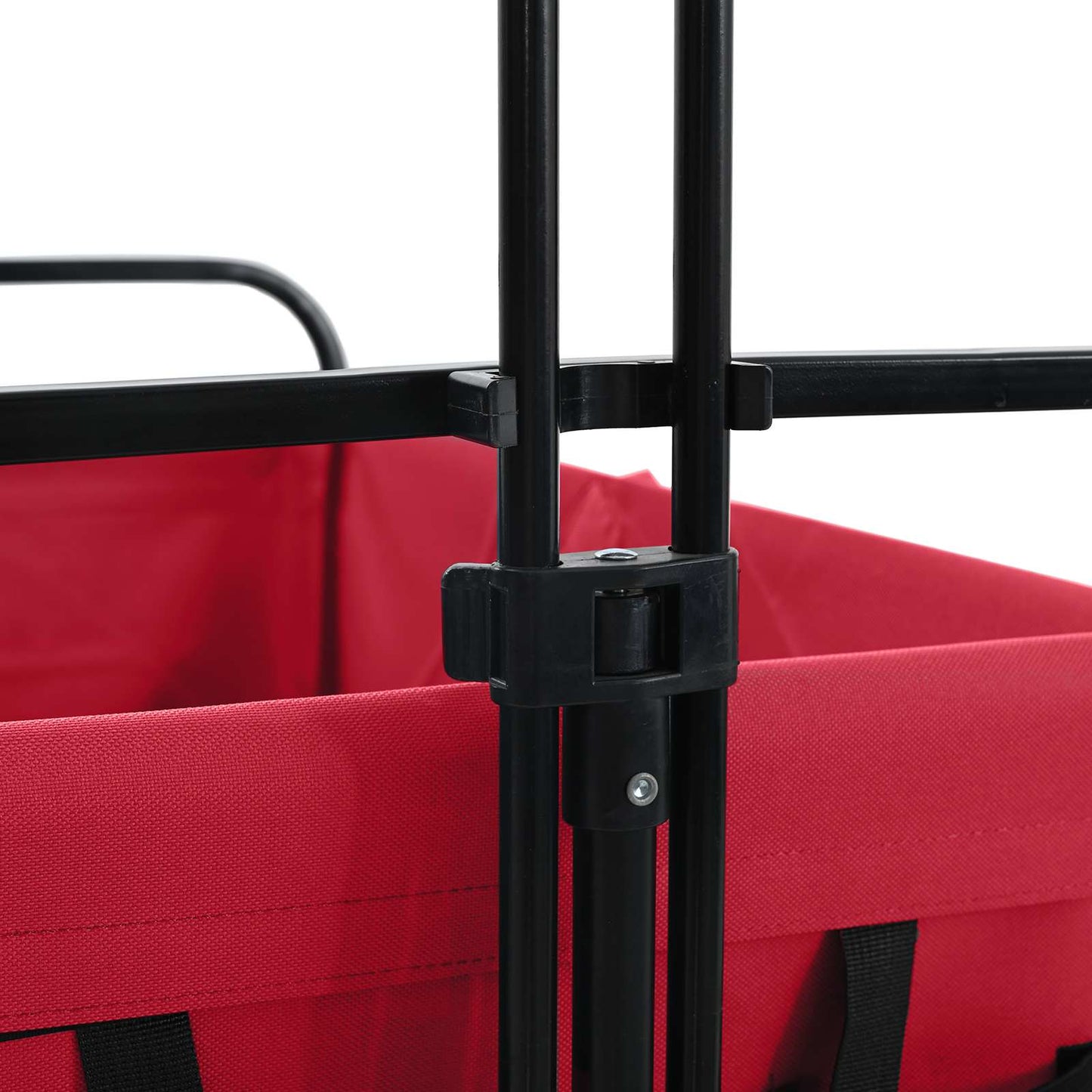 Folding Hand Trolley Manual Red 94 x 53 x 99 cm Oxford Cloth