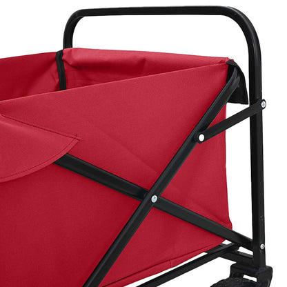 Folding Hand Trolley Manual Red 94 x 53 x 99 cm Oxford Cloth