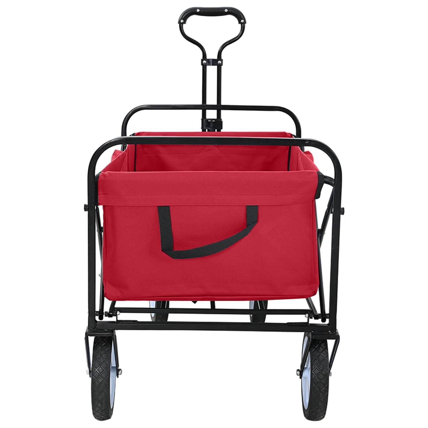 Folding Hand Trolley Manual Red 94 x 53 x 99 cm Oxford Cloth