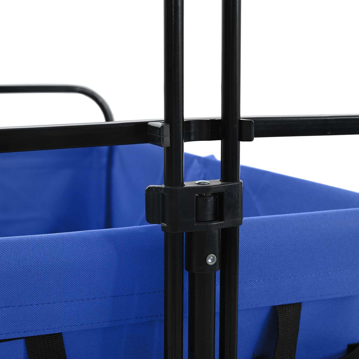Folding Hand Trolley Manual Blue 94 x 53 x 99 cm Oxford Cloth