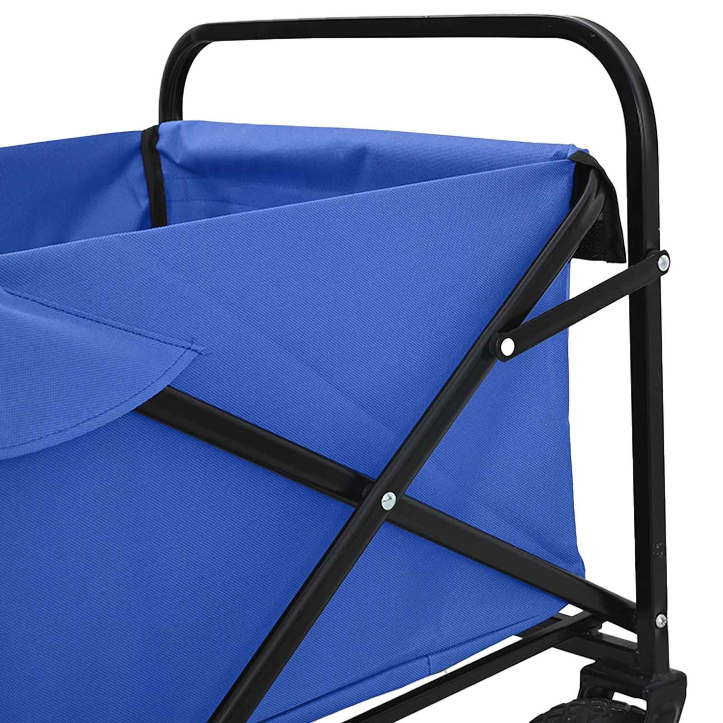 Folding Hand Trolley Manual Blue 94 x 53 x 99 cm Oxford Cloth