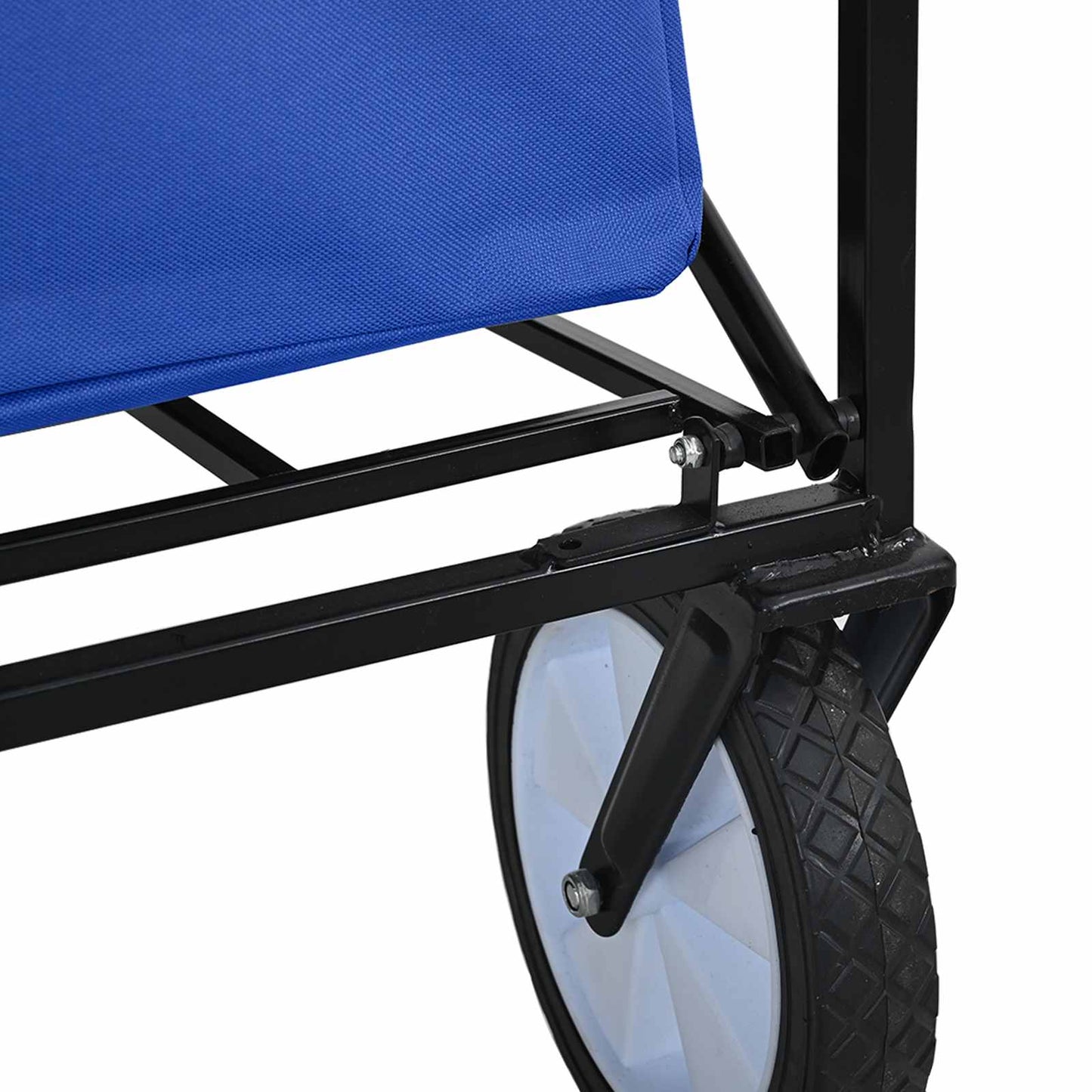 Folding Hand Trolley Manual Blue 94 x 53 x 99 cm Oxford Cloth