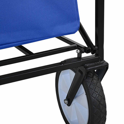 Folding Hand Trolley Manual Blue 94 x 53 x 99 cm Oxford Cloth