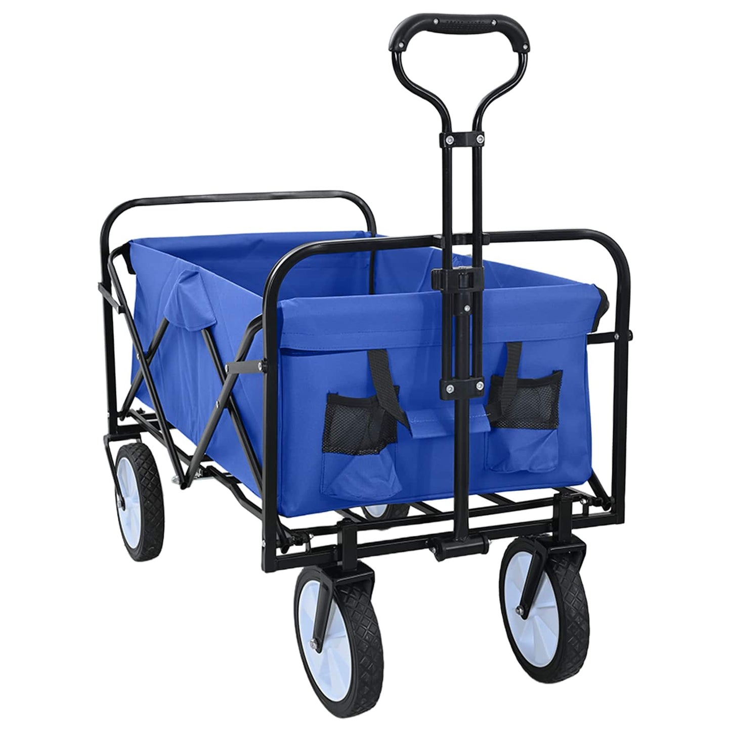 Folding Hand Trolley Manual Blue 94 x 53 x 99 cm Oxford Cloth