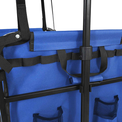 Folding Hand Trolley Black 105 x 56.5 x 116 cm Oxford Cloth