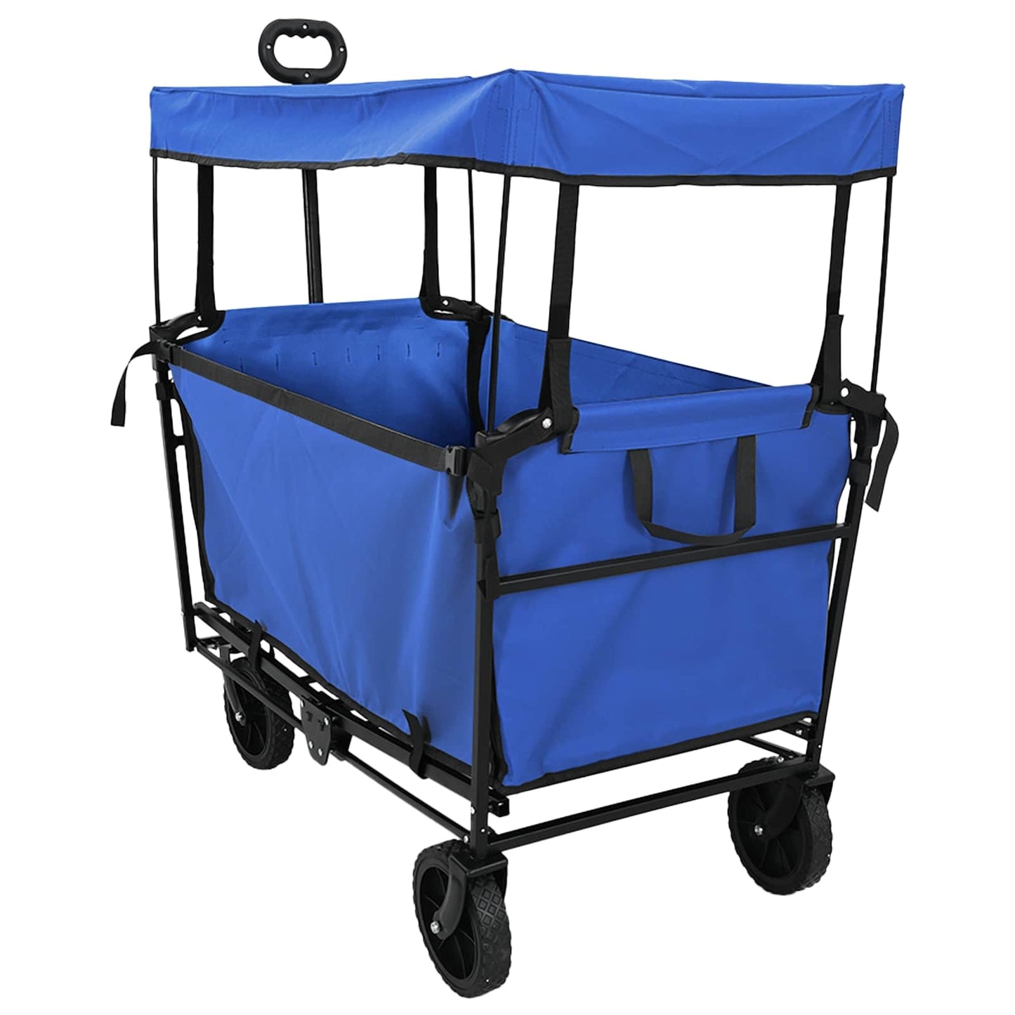 Folding Hand Trolley Black 105 x 56.5 x 116 cm Oxford Cloth