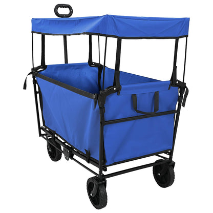 Folding Hand Trolley Black 105 x 56.5 x 116 cm Oxford Cloth