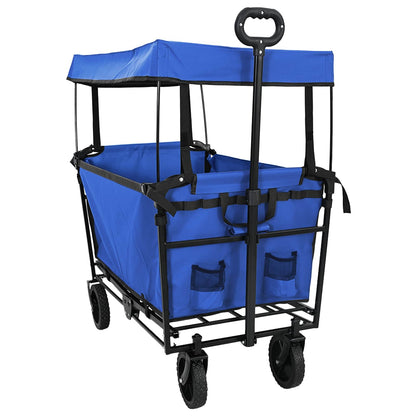 Folding Hand Trolley Black 105 x 56.5 x 116 cm Oxford Cloth