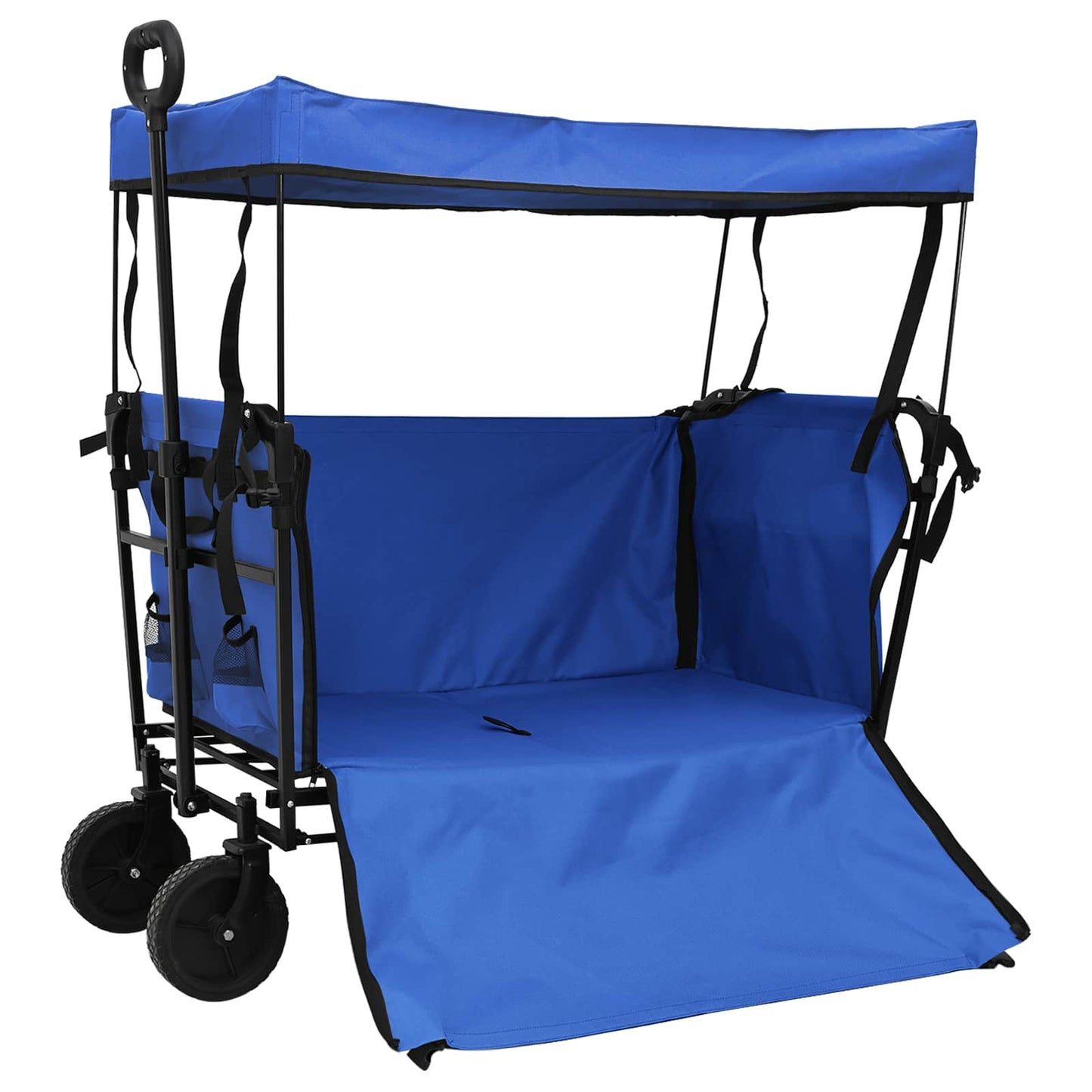 Folding Hand Trolley Black 105 x 56.5 x 116 cm Oxford Cloth