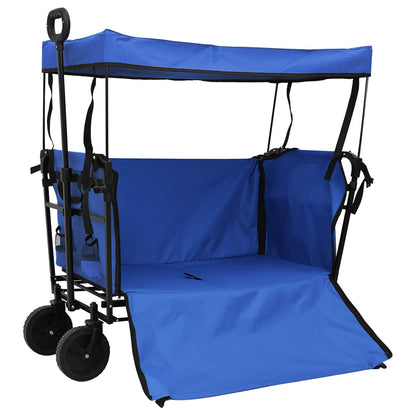Folding Hand Trolley Black 105 x 56.5 x 116 cm Oxford Cloth