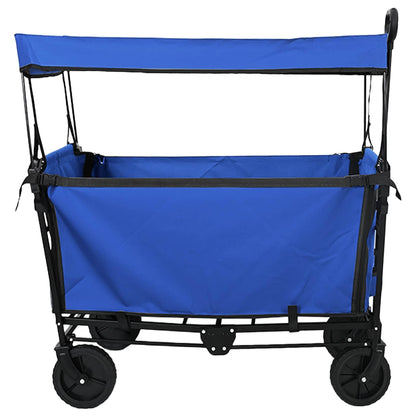 Folding Hand Trolley Black 105 x 56.5 x 116 cm Oxford Cloth