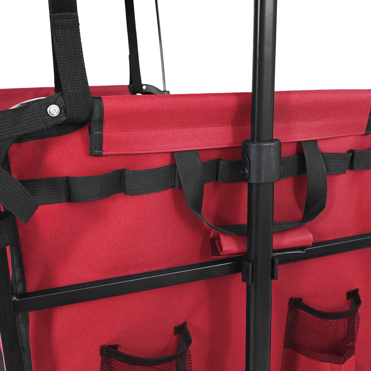 Folding Hand Trolley Red 105 x 56.5 x 116 cm Oxford Cloth