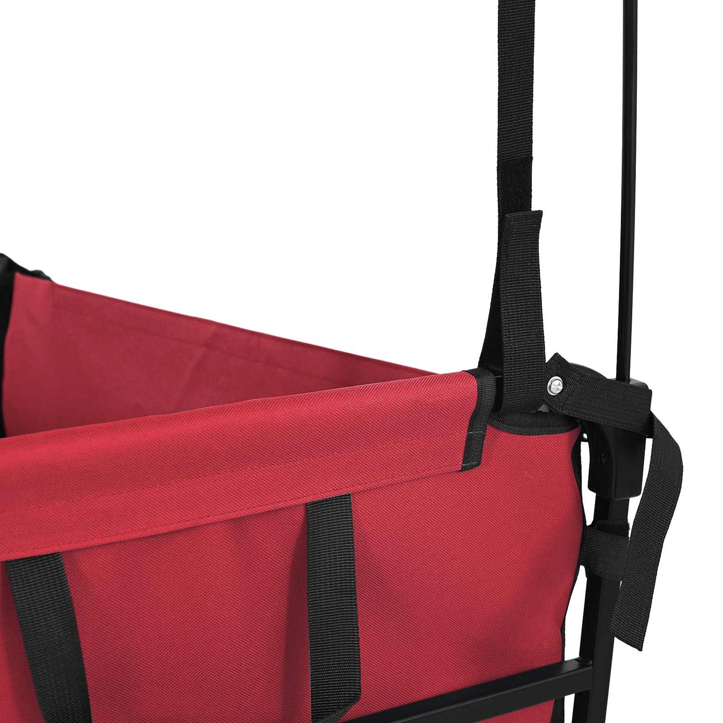 Folding Hand Trolley Red 105 x 56.5 x 116 cm Oxford Cloth