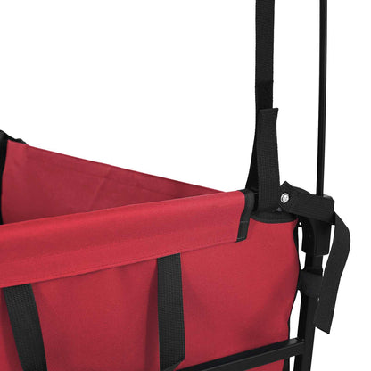 Folding Hand Trolley Red 105 x 56.5 x 116 cm Oxford Cloth