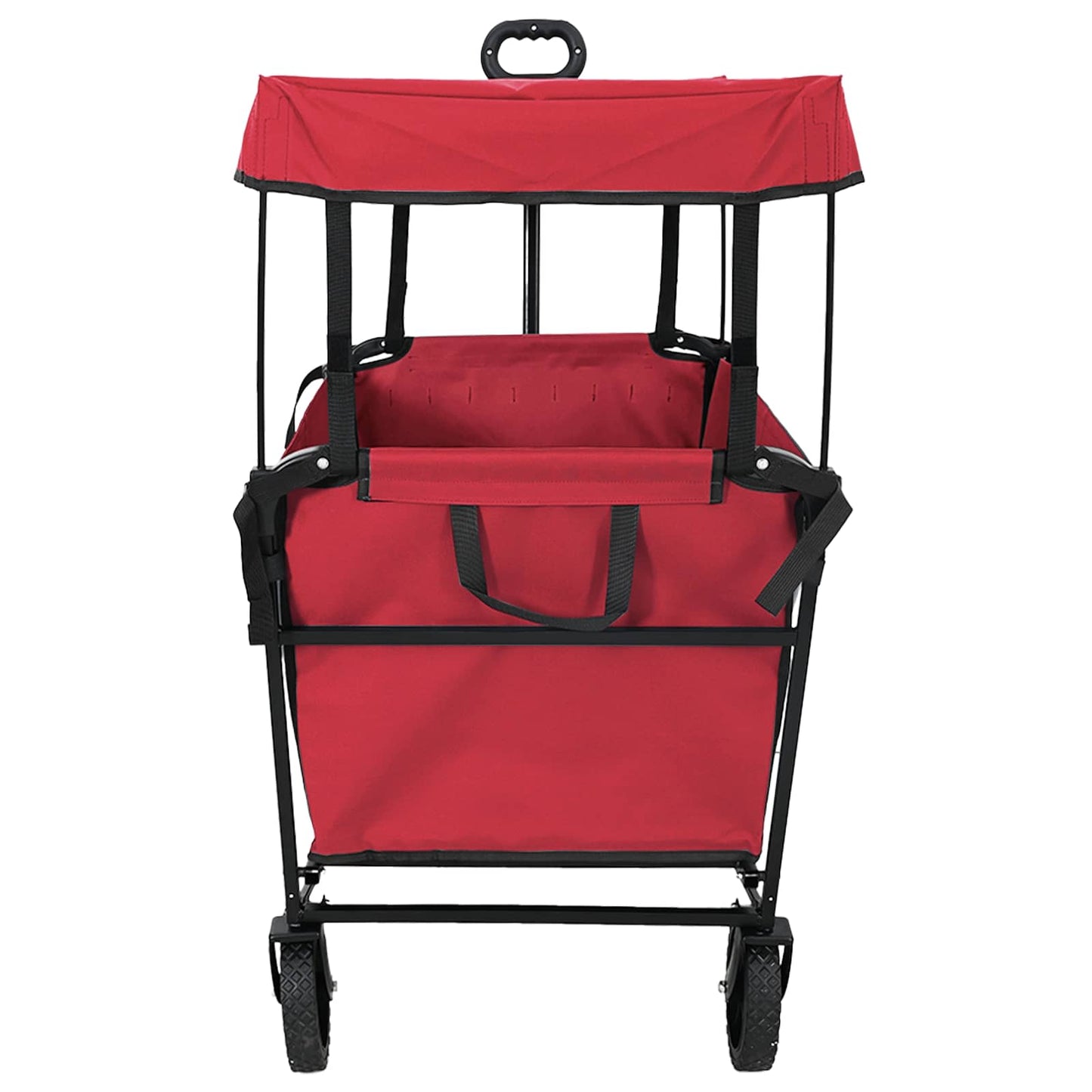 Folding Hand Trolley Red 105 x 56.5 x 116 cm Oxford Cloth