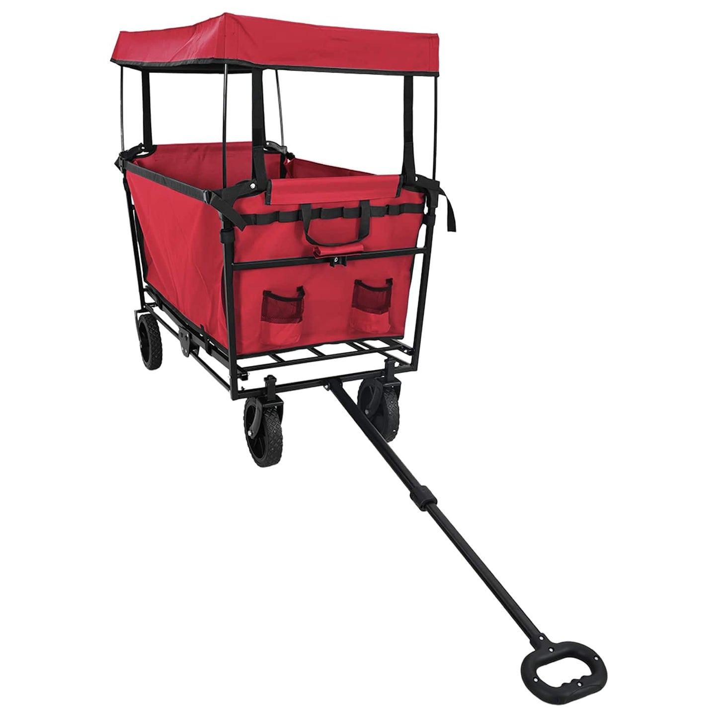 Folding Hand Trolley Red 105 x 56.5 x 116 cm Oxford Cloth