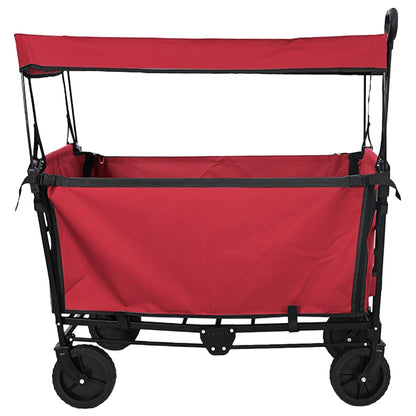 Folding Hand Trolley Red 105 x 56.5 x 116 cm Oxford Cloth
