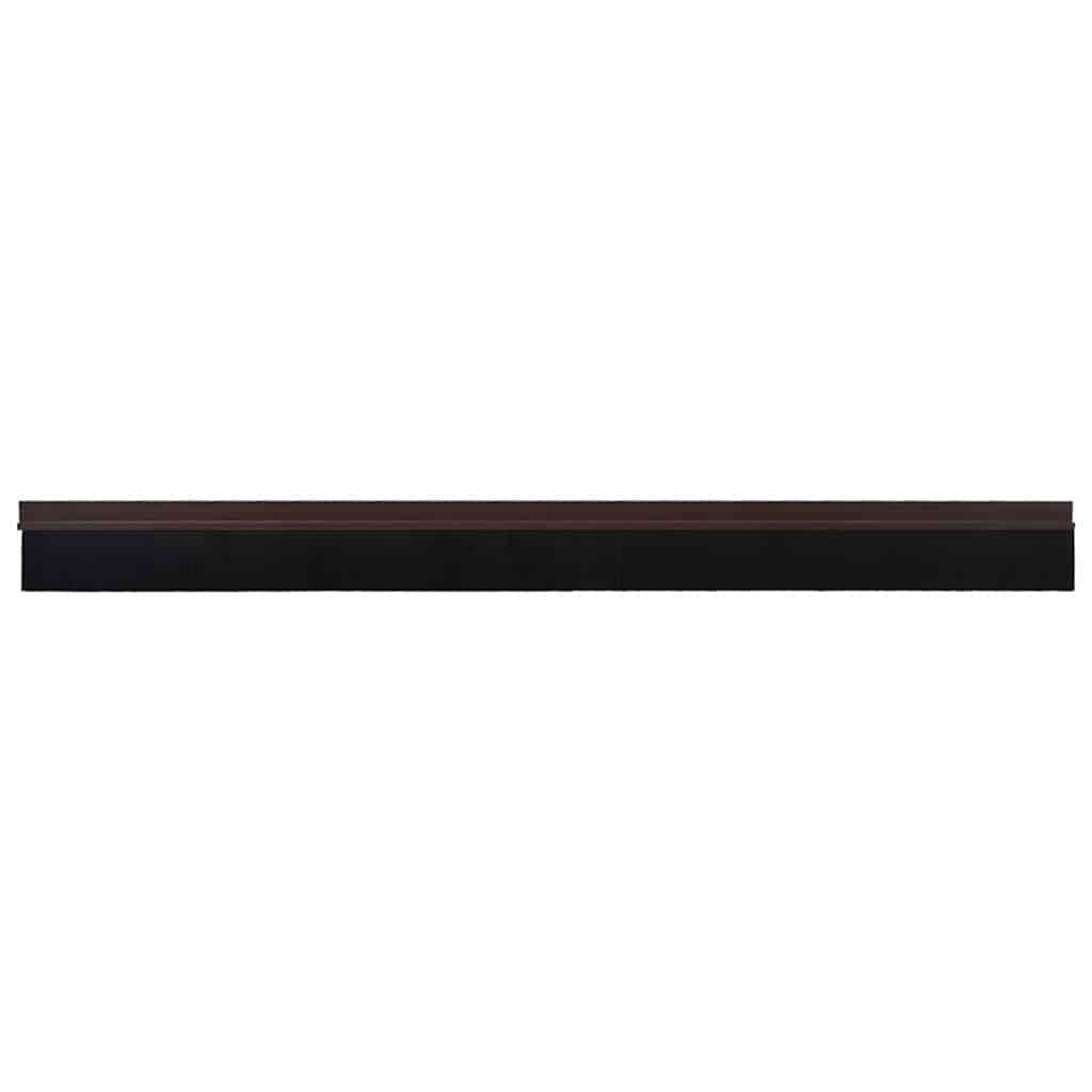 Self-adhesive Door Brush Seals 6 pcs Brown 100 cm