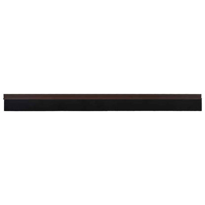 Self-adhesive Door Brush Seals 6 pcs Brown 100 cm