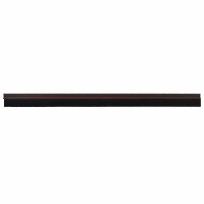 Self-adhesive Door Brush Seals 12 pcs Brown 100 cm