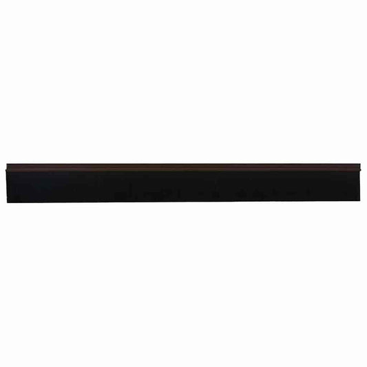 Self-adhesive Door Brush Seals 12 pcs Brown 100 cm