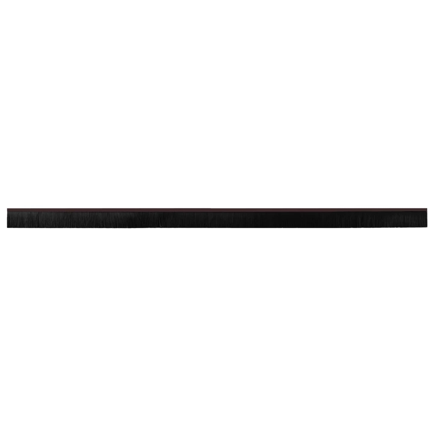 Self-adhesive Door Brush Seals 2 pcs Brown 100 cm