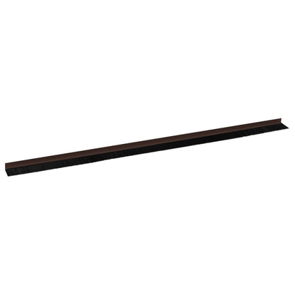 Self-adhesive Door Brush Seals 6 pcs Brown 100 cm
