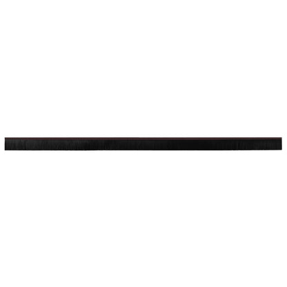 Self-adhesive Door Brush Seals 6 pcs Brown 100 cm