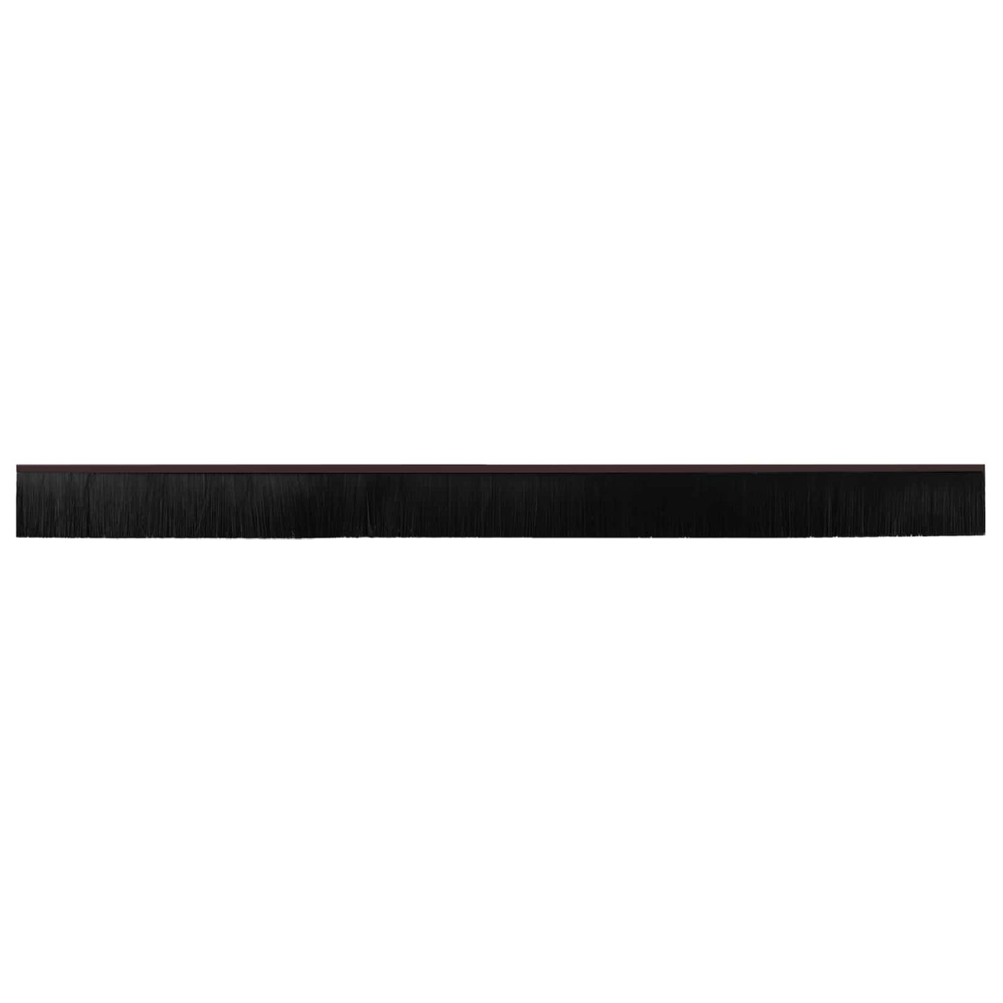 Self-adhesive Door Brush Seals 6 pcs Brown 100 cm