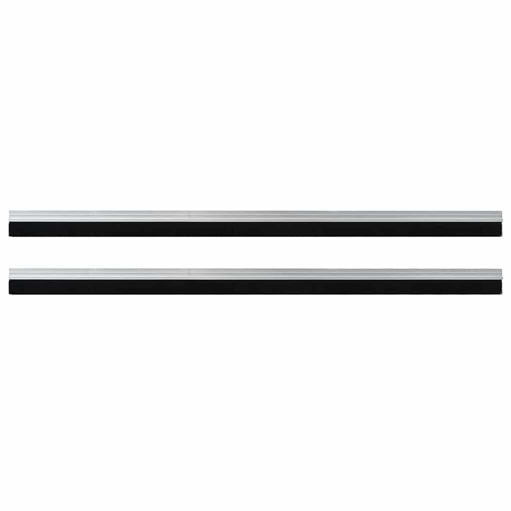 Self-adhesive Door Brush Seals 2 pcs Silver 100 cm