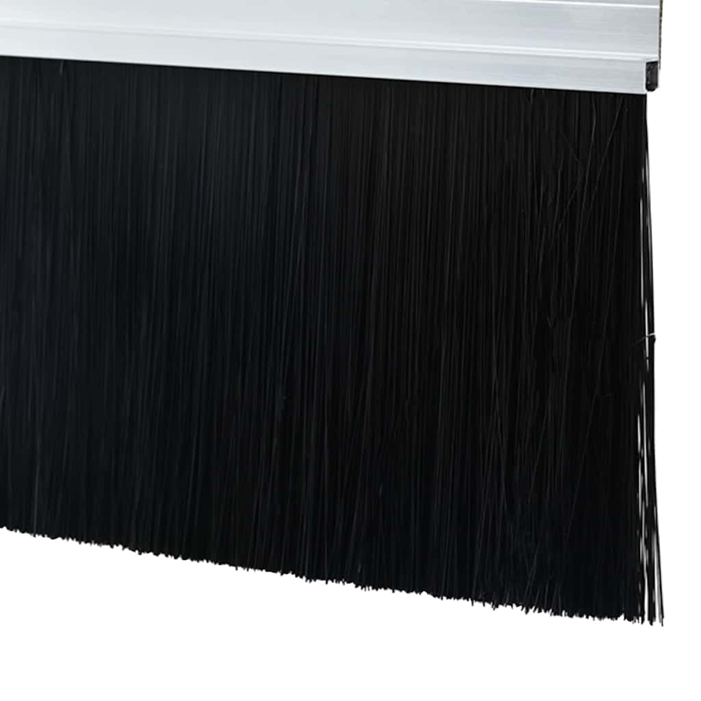 Self-adhesive Door Brush Seals 6 pcs Silver 100 cm
