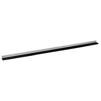 Self-adhesive Door Brush Seals 2 pcs Silver 100 cm