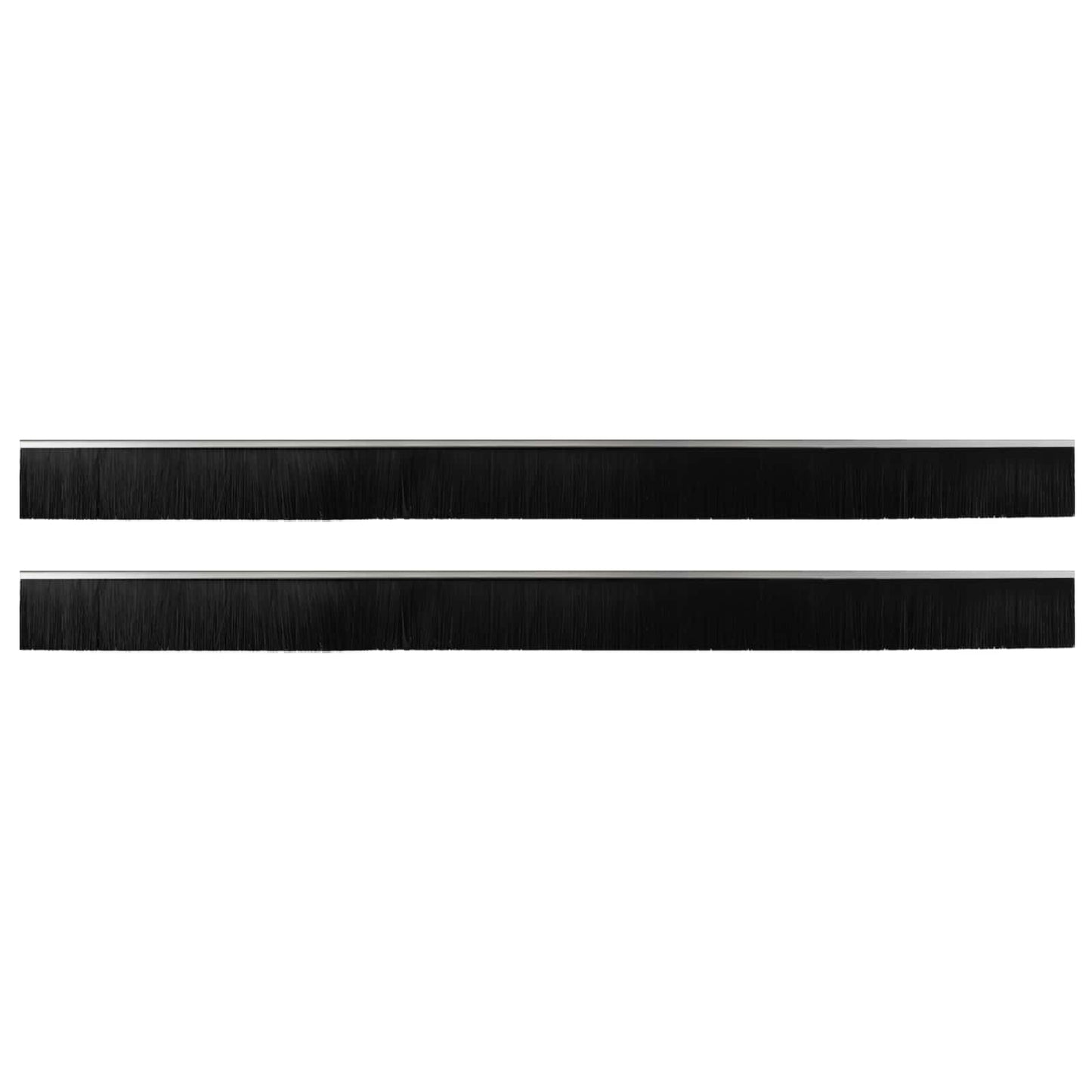 Self-adhesive Door Brush Seals 2 pcs Silver 100 cm