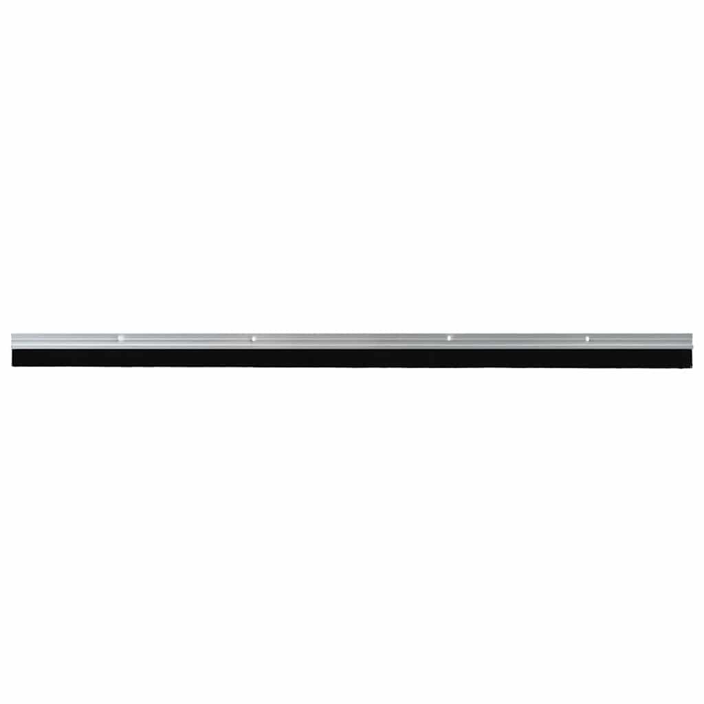 Screw-on Door Brush Seals 2 pcs Silver 100 cm Aluminium Alloy