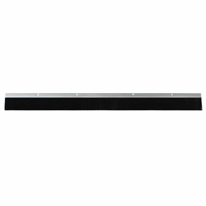 Screw-on Door Brush Seals 12 pcs Silver 100 cm Aluminium Alloy