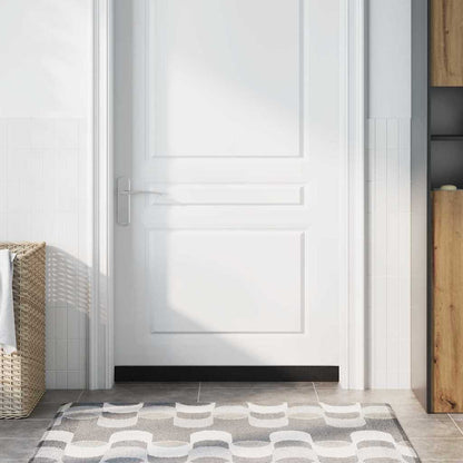 Screw-on Door Brush Seals 6 pcs Silver 100 cm Aluminium Alloy