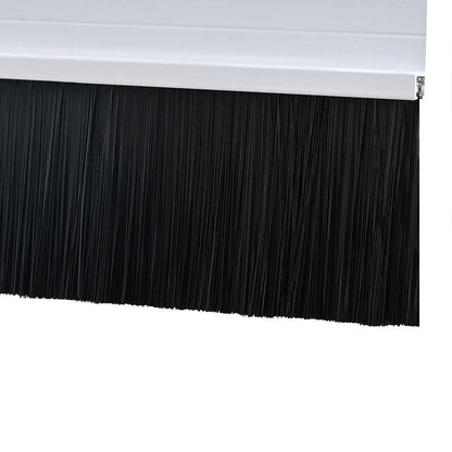 Self-adhesive Door Brush Seals 2 pcs White 100 cm