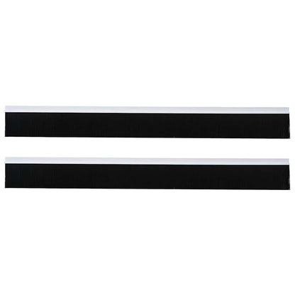 Self-adhesive Door Brush Seals 2 pcs White 100 cm