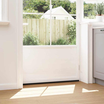 Self-adhesive Door Brush Seals 12 pcs White 100 cm