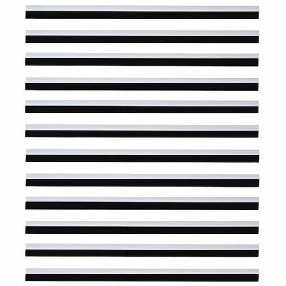 Self-adhesive Door Brush Seals 12 pcs White 100 cm