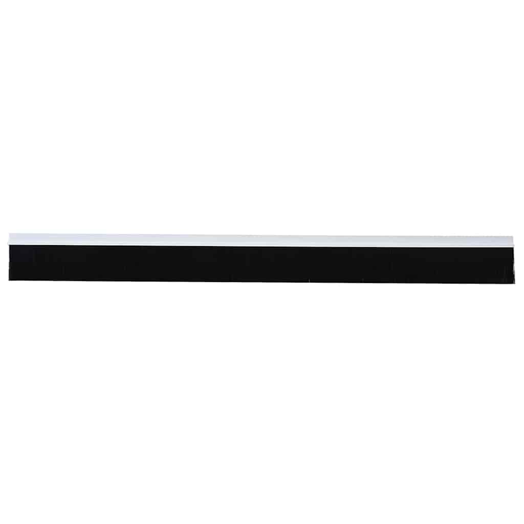 Self-adhesive Door Brush Seals 12 pcs White 100 cm