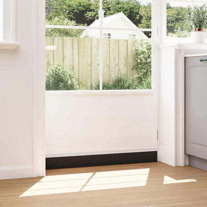 Self-adhesive Door Brush Seals 12 pcs White 100 cm