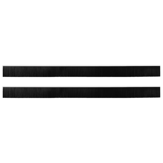 Self-adhesive Door Brush Seals 2 pcs White 100 cm