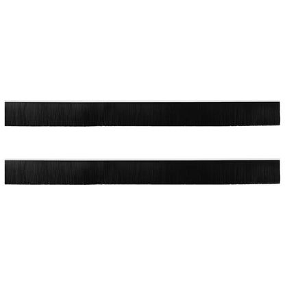 Self-adhesive Door Brush Seals 2 pcs White 100 cm