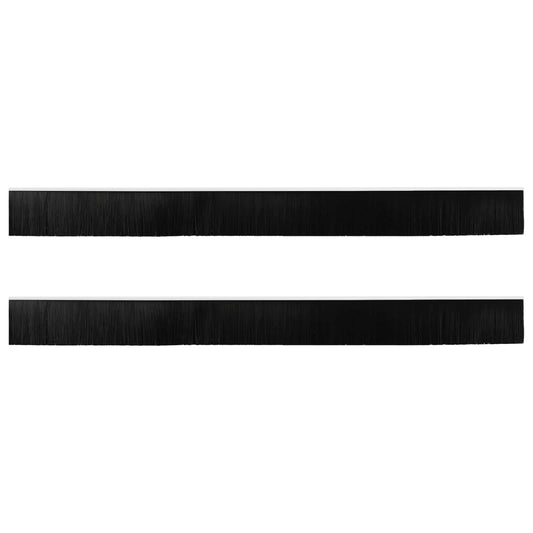 Self-adhesive Door Brush Seals 2 pcs White 100 cm