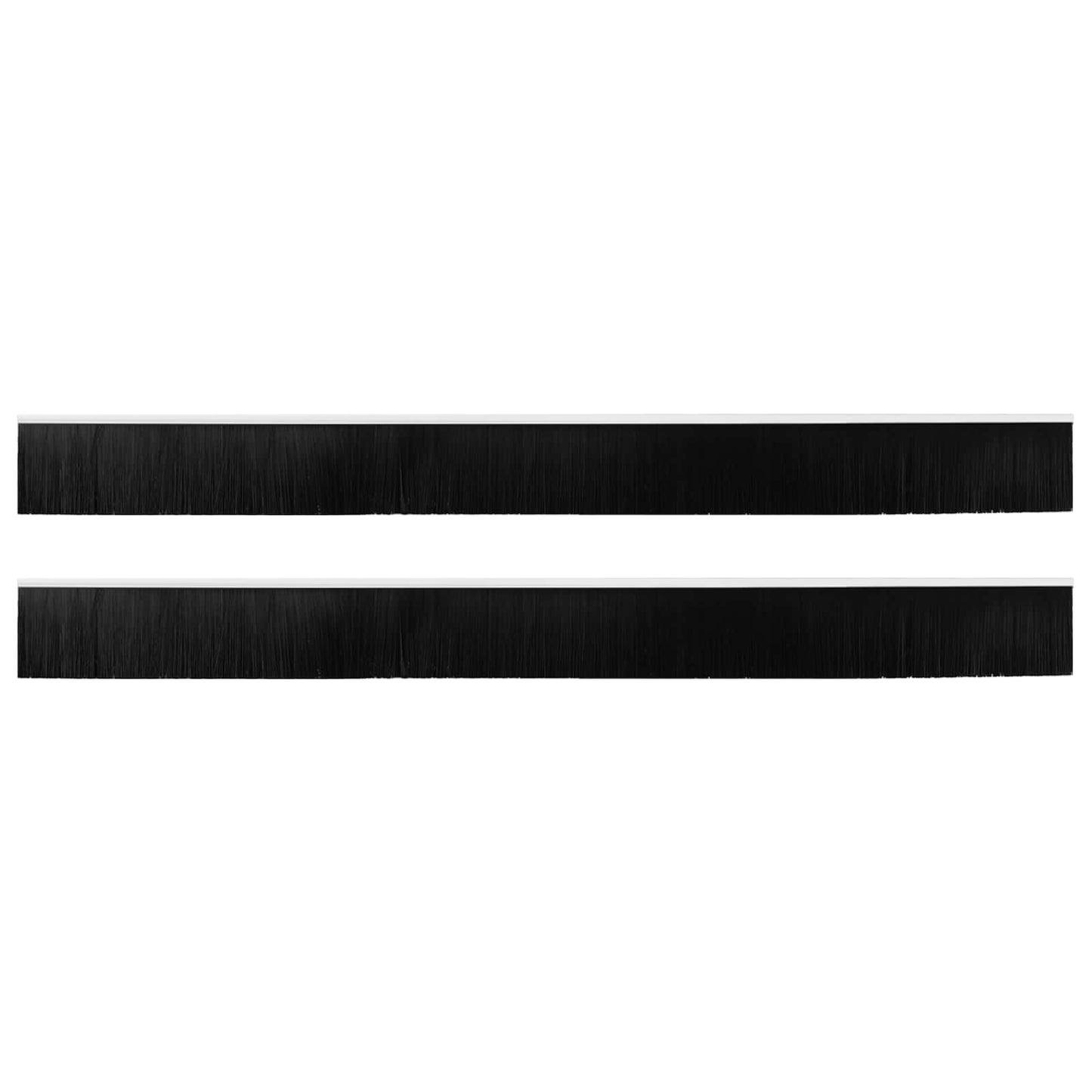 Self-adhesive Door Brush Seals 2 pcs White 100 cm